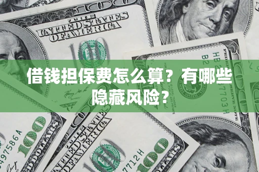 济南借钱担保费怎么算？有哪些隐藏风险？