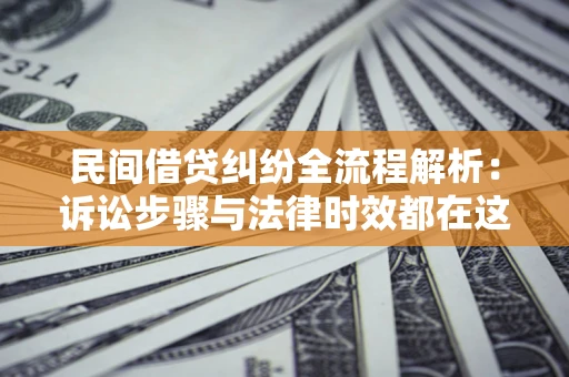 济南民间借贷纠纷全流程解析：诉讼步骤与法律时效都在这儿了