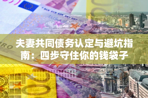 济南夫妻共同债务认定与避坑指南：四步守住你的钱袋子