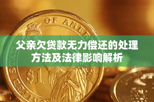 济南父亲欠贷款无力偿还的处理方法及法律影响解析