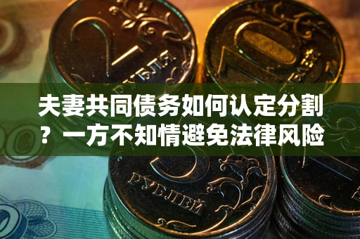 济南夫妻共同债务如何认定分割？一方不知情避免法律风险必看！